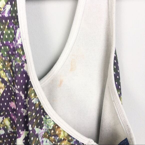LULULEMON | Cool Racerback Floral Mesh Look Tank Top Women’s Size 8 - Picture 10 of 12